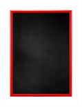Krijtbord met M150 Aluminium Lijst - Rood